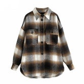 Lindy Oversized Plaid Jacket